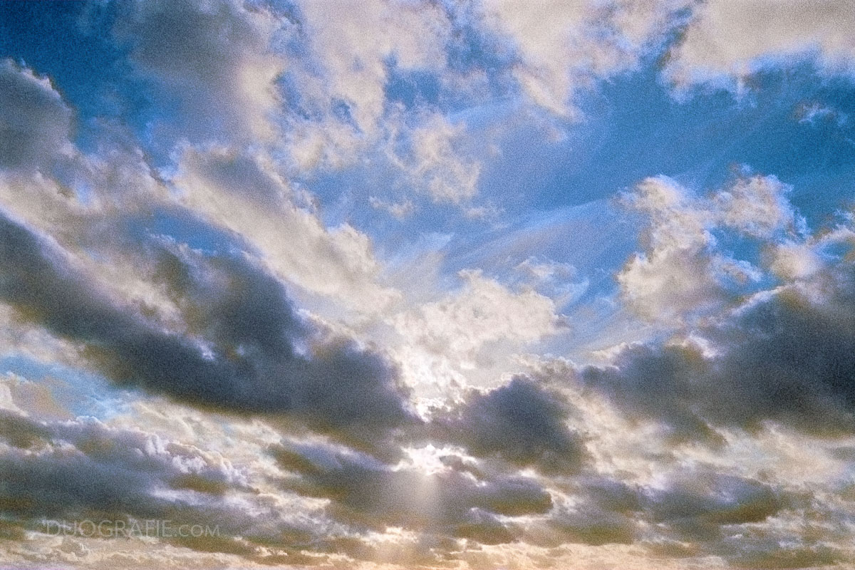 Späte Wolken